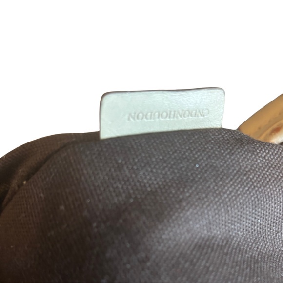 Authentic Burberry Northfield Beige Smoke Check PVC Leather Tote Shoulder Bag - Picture 4 of 11